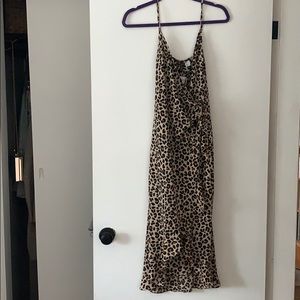 Wrap Cheetah dress NWT